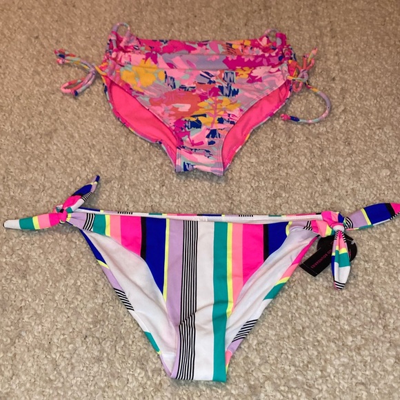 No Boundaries Other - ☀️3for$10☀️ Bright Bikini Bottom Bundle size medium